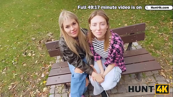 HUNT4K. Sexy and horny lesbian Zlata Shine decided to fuck to get a job in front of her GF