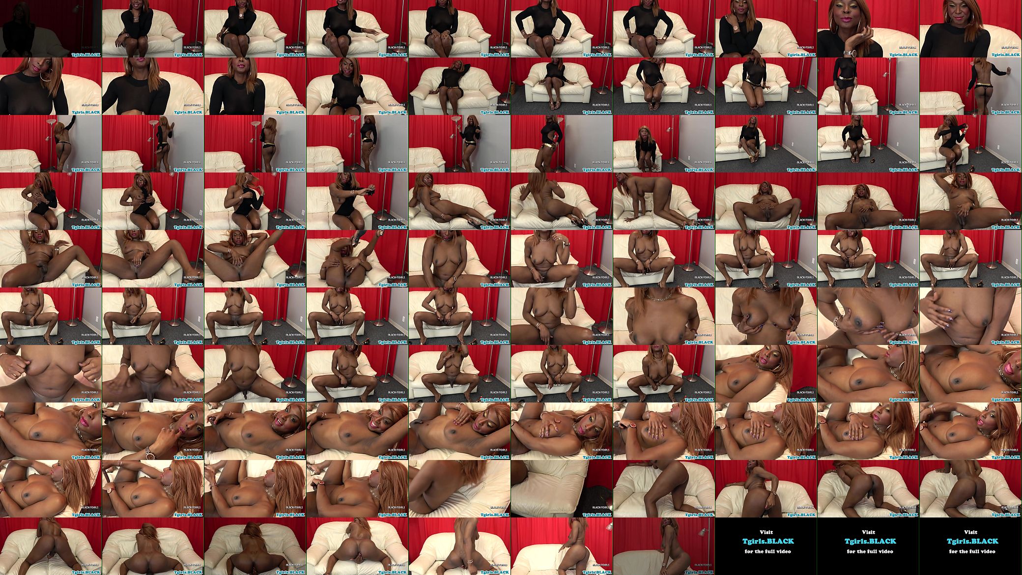 Nubian ts queen strokes her hard cock 预览图