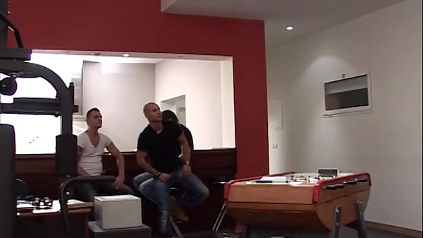 Lou makes the boys crazy! Very wild and sexy 3 on 1 "anything goes" wild sex... oral, pussy, anal ending with all three dudes cuming in her mouth, her face and her tits
