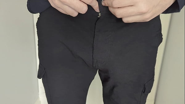 I was wearing office clothes when I felt like masturbating.