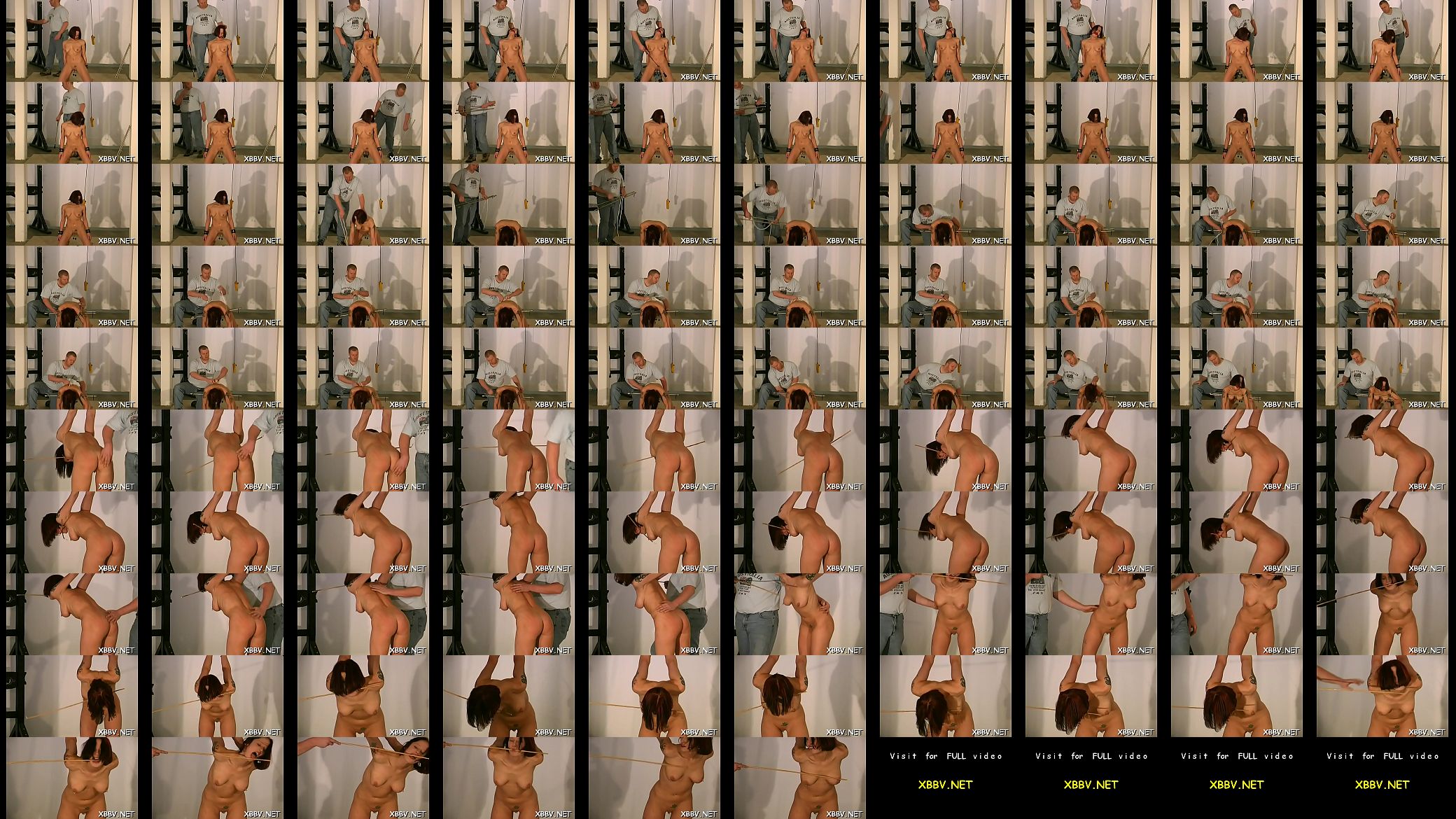 Coarse play in sadomasochism scenes with obedient woman in heats 预览图