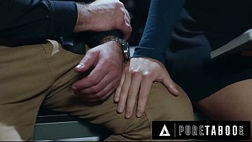 PURE TABOO Devout Virgin River Lynn Lures Teacher With Filthy Secret For Hard Anal To Save His Job