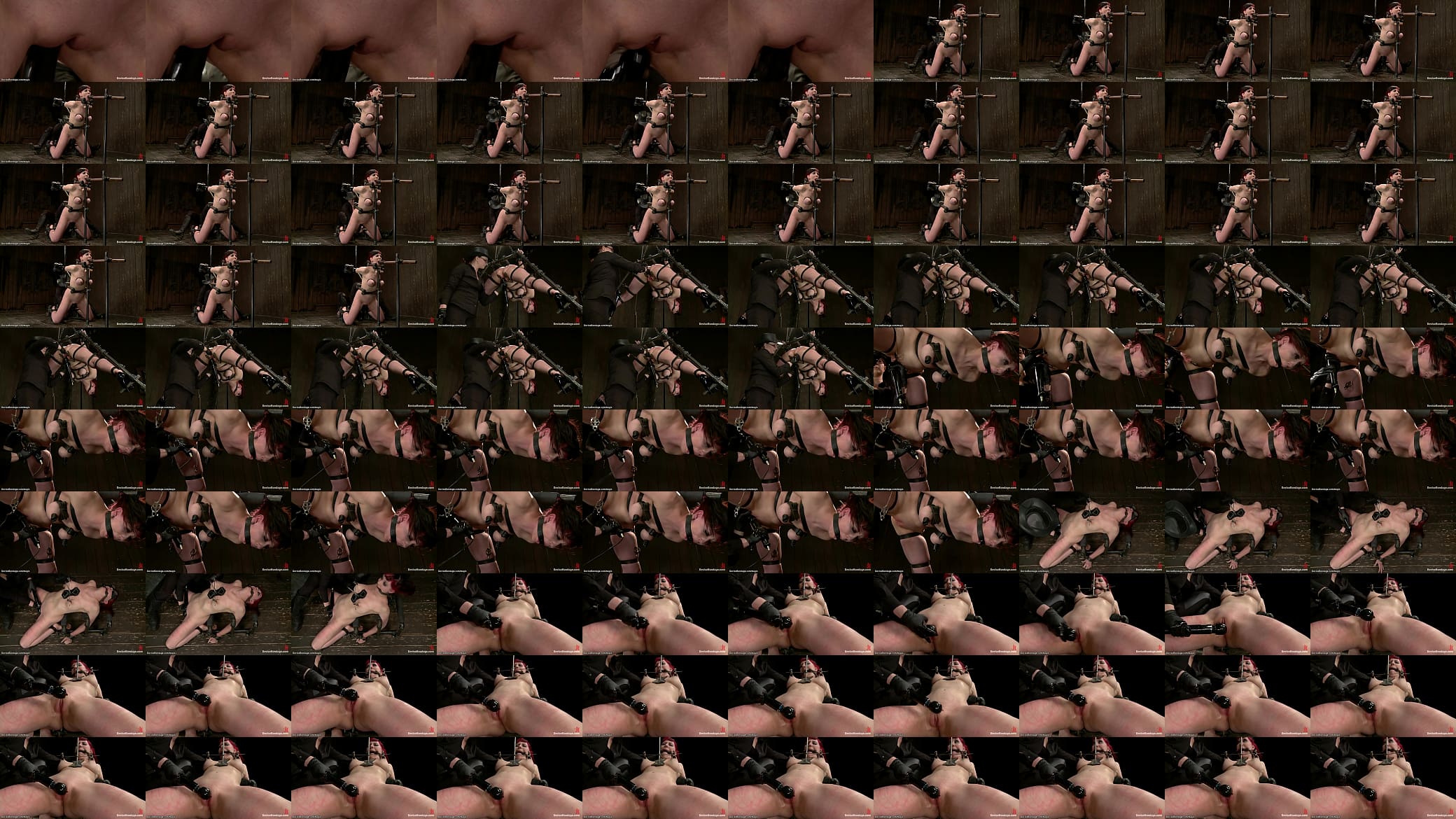 Strapped by device ginger anal fisted 预览图