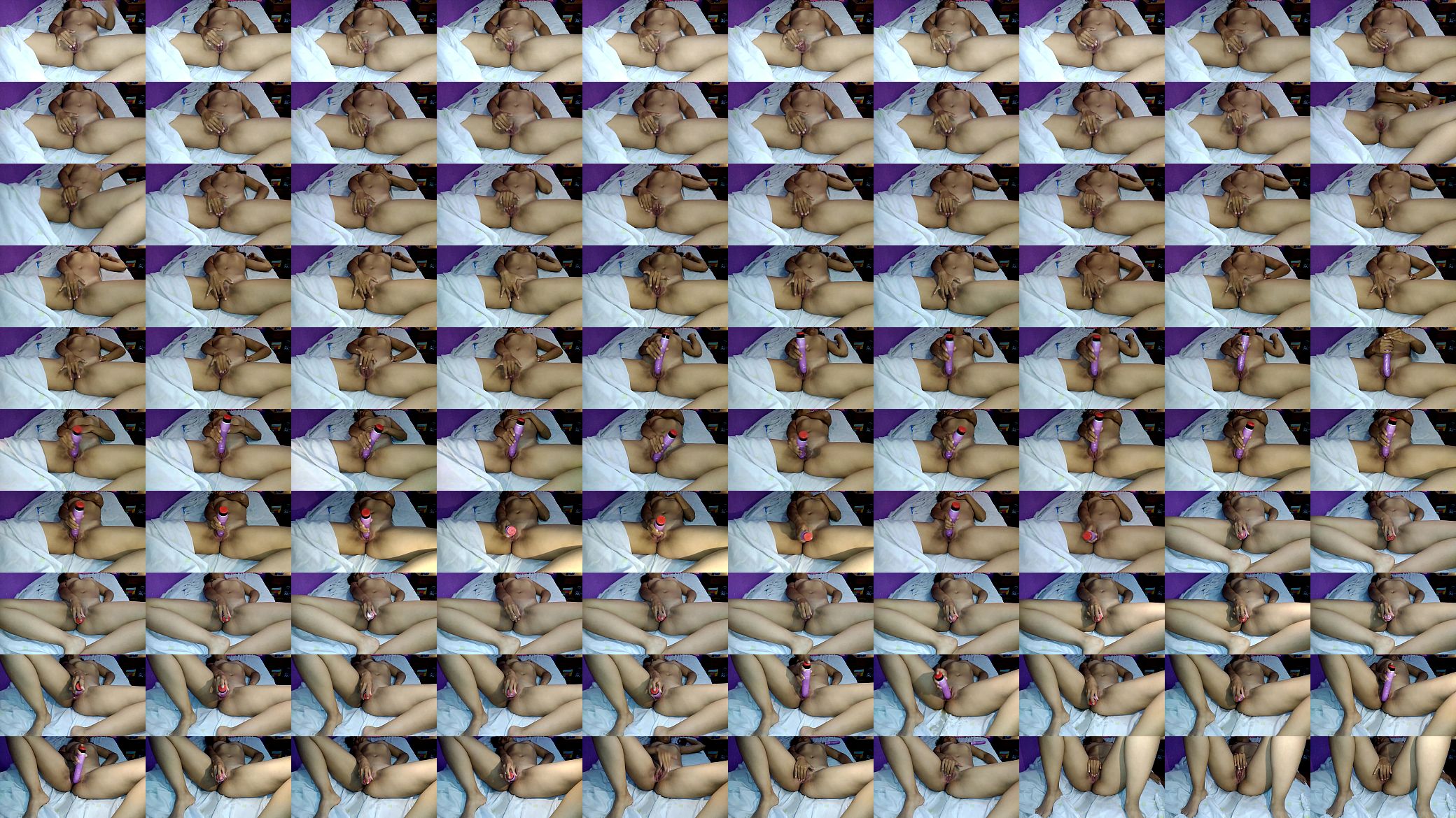 She records herself masturbating while the boyfriend is in the room. Wet the whole bed of a single squirt. 预览图