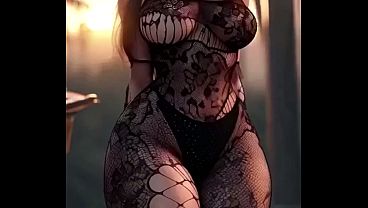 SEXY BIG BOOTY THICK BODY WALK AWAY QUEEN