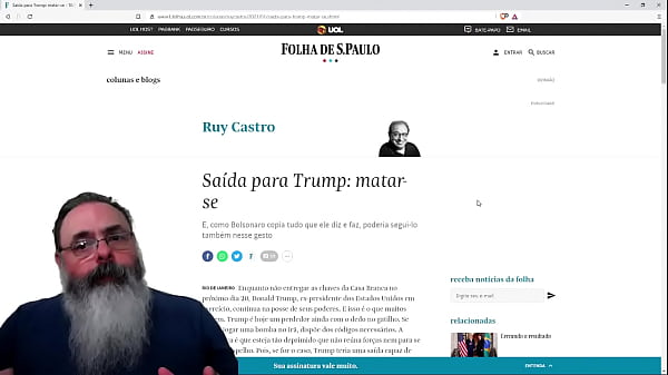 Le Journaliste De Folha Démontre Comment La Gauche S'est Détachée De La Réalité