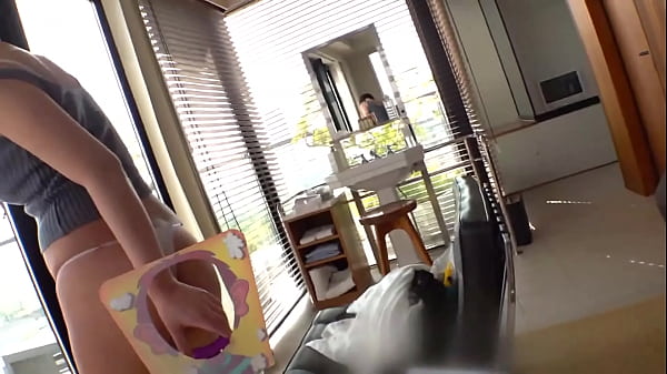 Big titty woman tried pee shooting! Revolution for Nana with her beautiful ass. She was asked to do a naughty project. She has to urinate on a small cup, and stand back by the window. part1