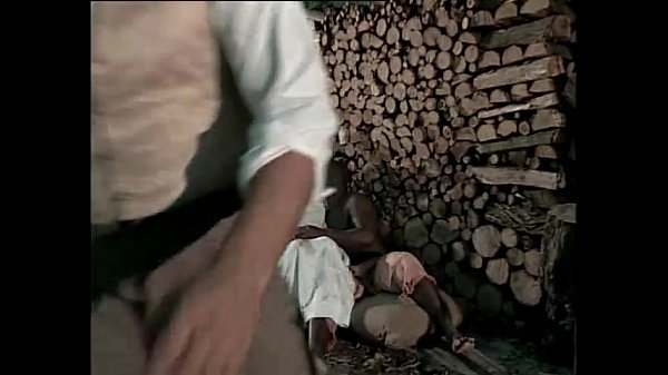 Afro-american slave has a black chick to fuck as a reward