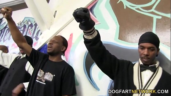 Katie Kox Gets Her Face Jizzed By Black Men