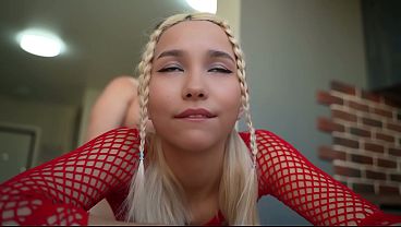 美しく痩せた金髪のアジア人美女が何時間も激しく深く破壊される