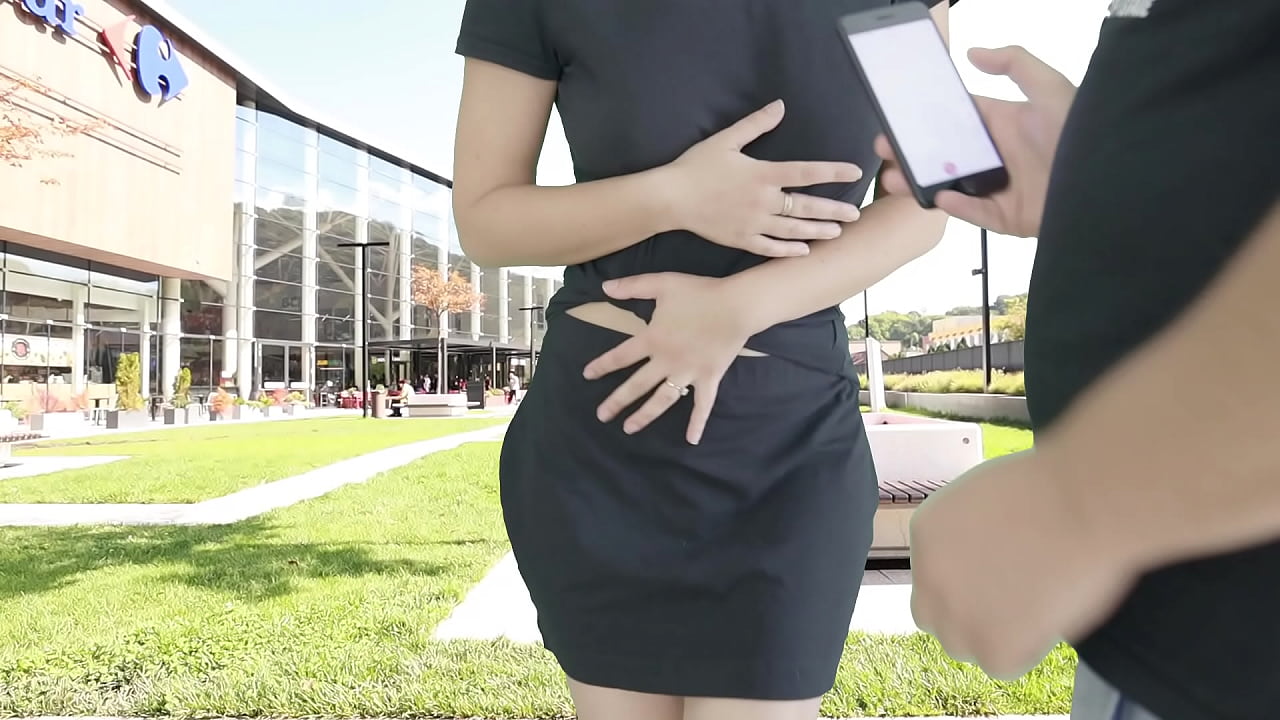 public vibrater porn Cumming hard in public on the mall terrace with Lush remote controlled  vibrator