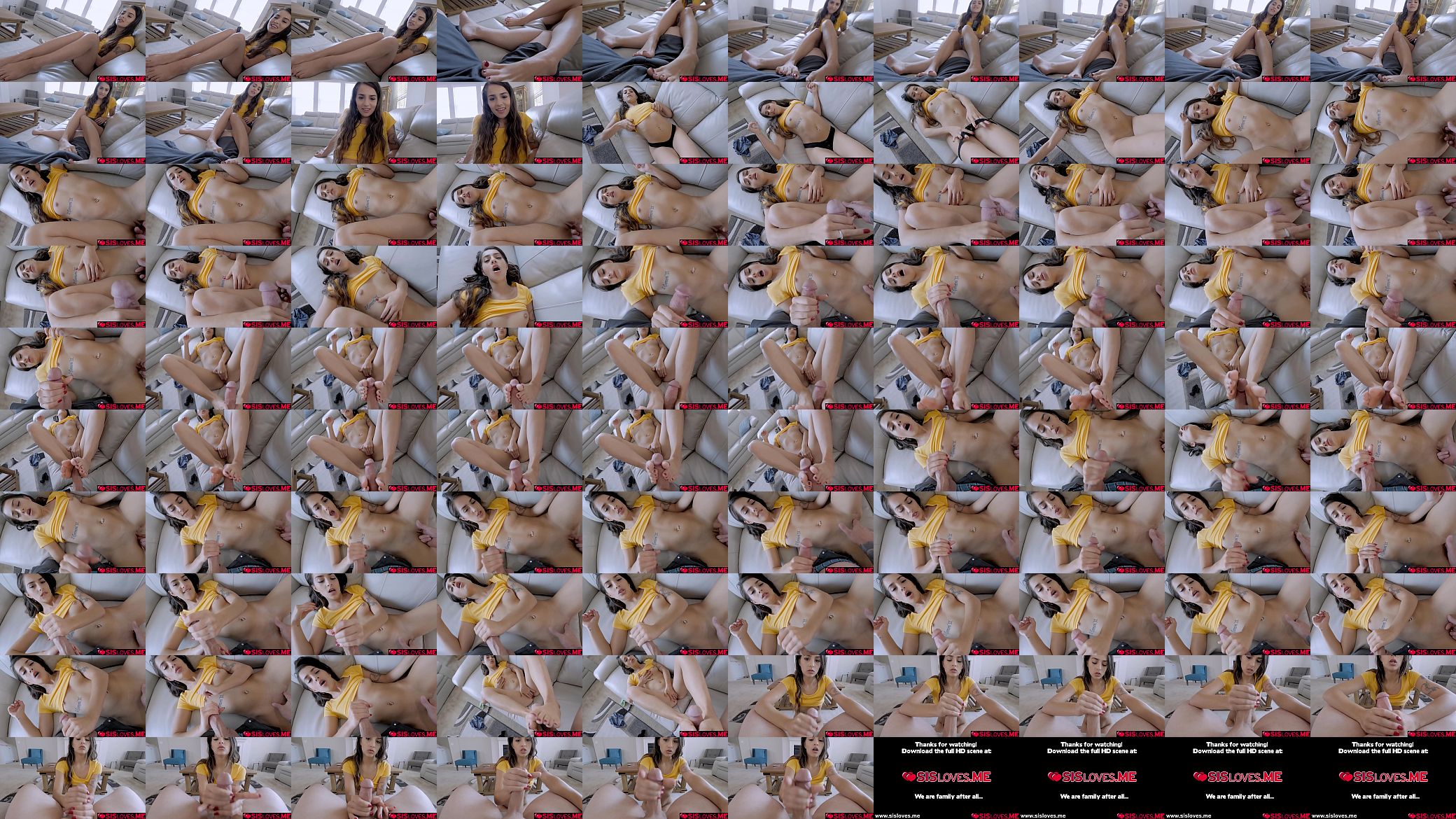 Stepbro receives a hot handjob from his stepsis Sofie Reyez! 预览图