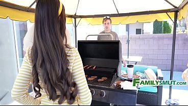 Teen gets Marinated In Step Daddy's White Sauce