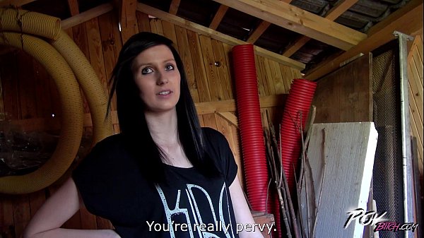 Download Video - Povbitch Tall brunette show her sexual skills in garden house