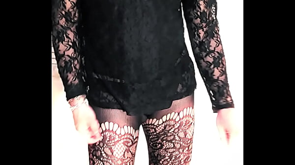 Sissy Slut Kandi Dancing in Her Heels & Lace