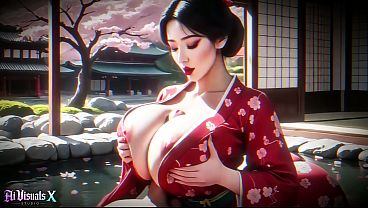 Unfinished Works Compilation 01 - Busty Blonde, Japanese Kimono Girl, Succubus Titfuck, Latina Military &amp; Waitress (4K AI Generated) 10 min
