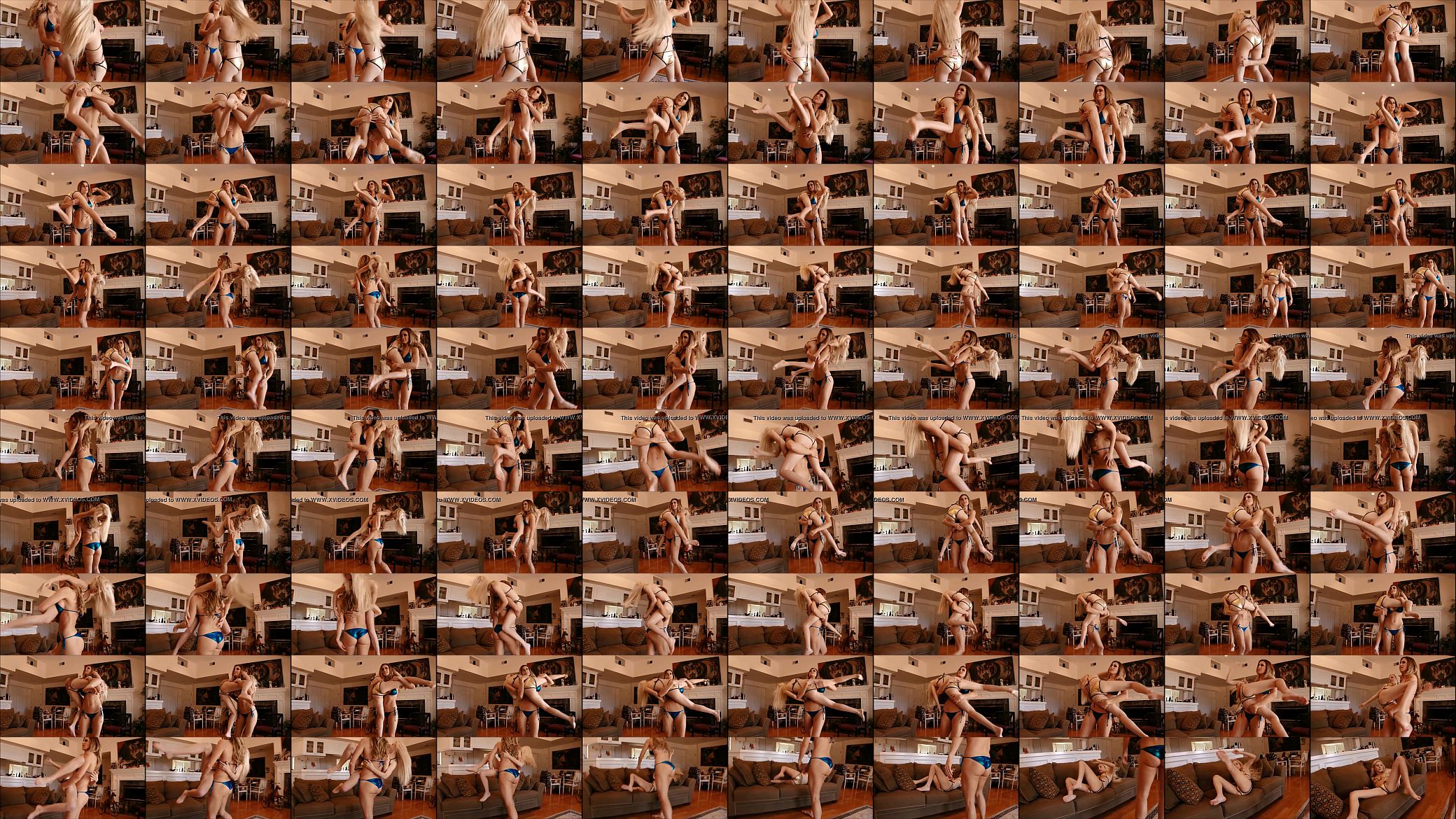 Odette Delacroix effortlessly lifted &amp; carried by strong, fit chick Randy Moore. 预览图