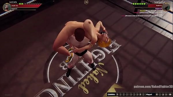 Lord Jerle VS Karen Krash (Naked Fighter 3D)