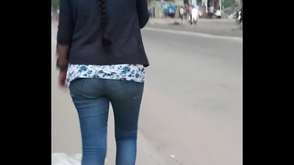 Bangalore teen girl on street swaying sexy ass