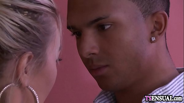 Download Video - Sexy busty shemale anal fucked by a horny black guy
