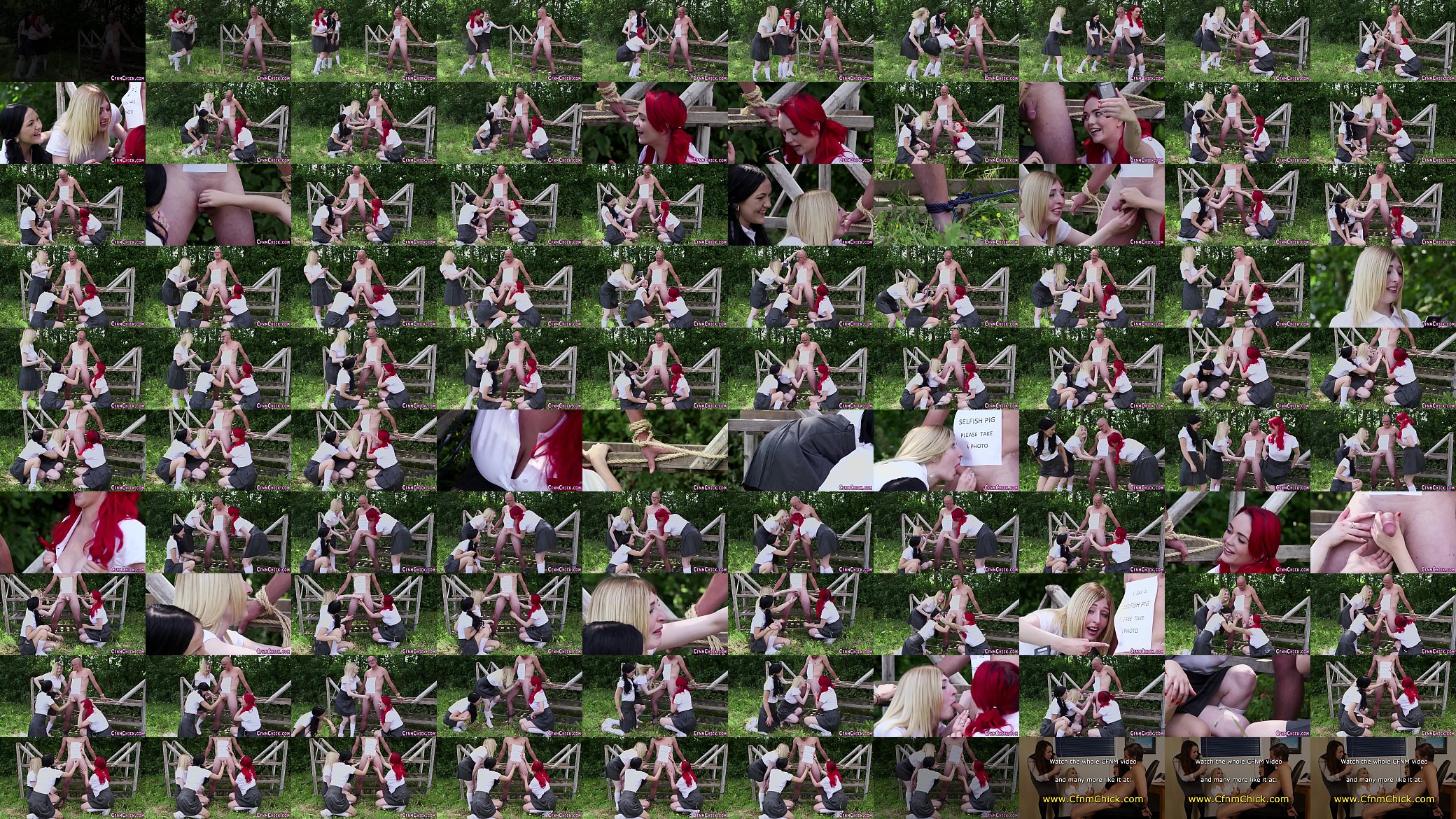 Kinky students tug cock 预览图