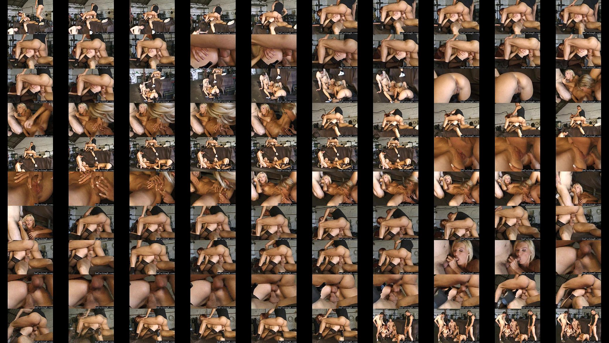 Double Penetration Orgy in Garage 预览图