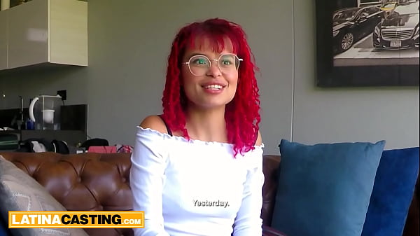 Cute Redhead Latina 18yo Fake Casting 69 and Rough Ass Fuck ATM Facial