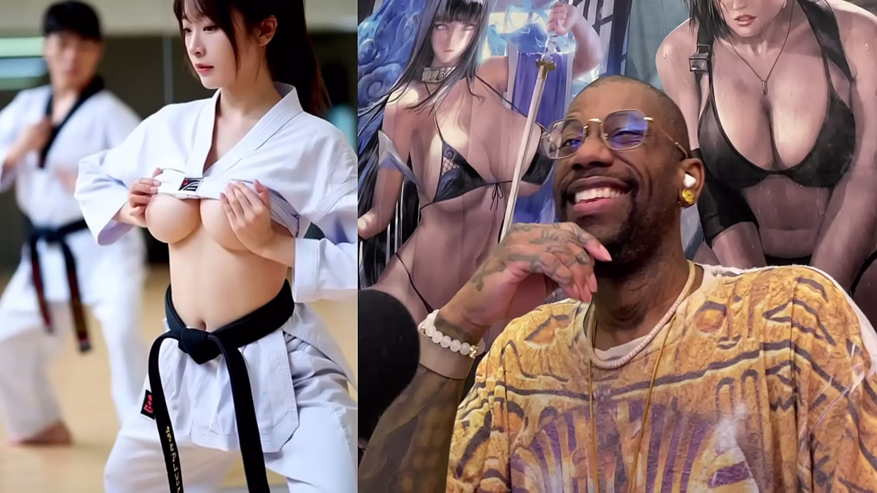 Big Breast Japanese Babes Stripping Down And Showing Their Fat Milky Sweaty Tits As They Train, AI Generated