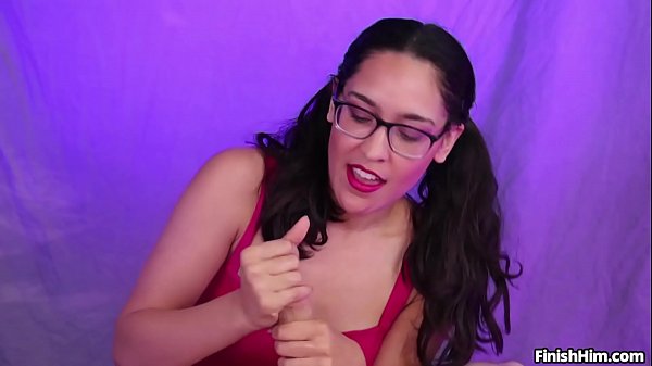 She stroked you POV  - Girl in Glasses