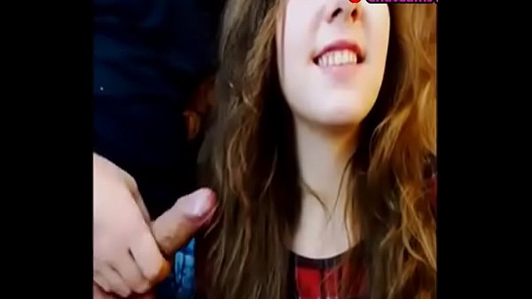 Hot cute teen sucks cock on webcam