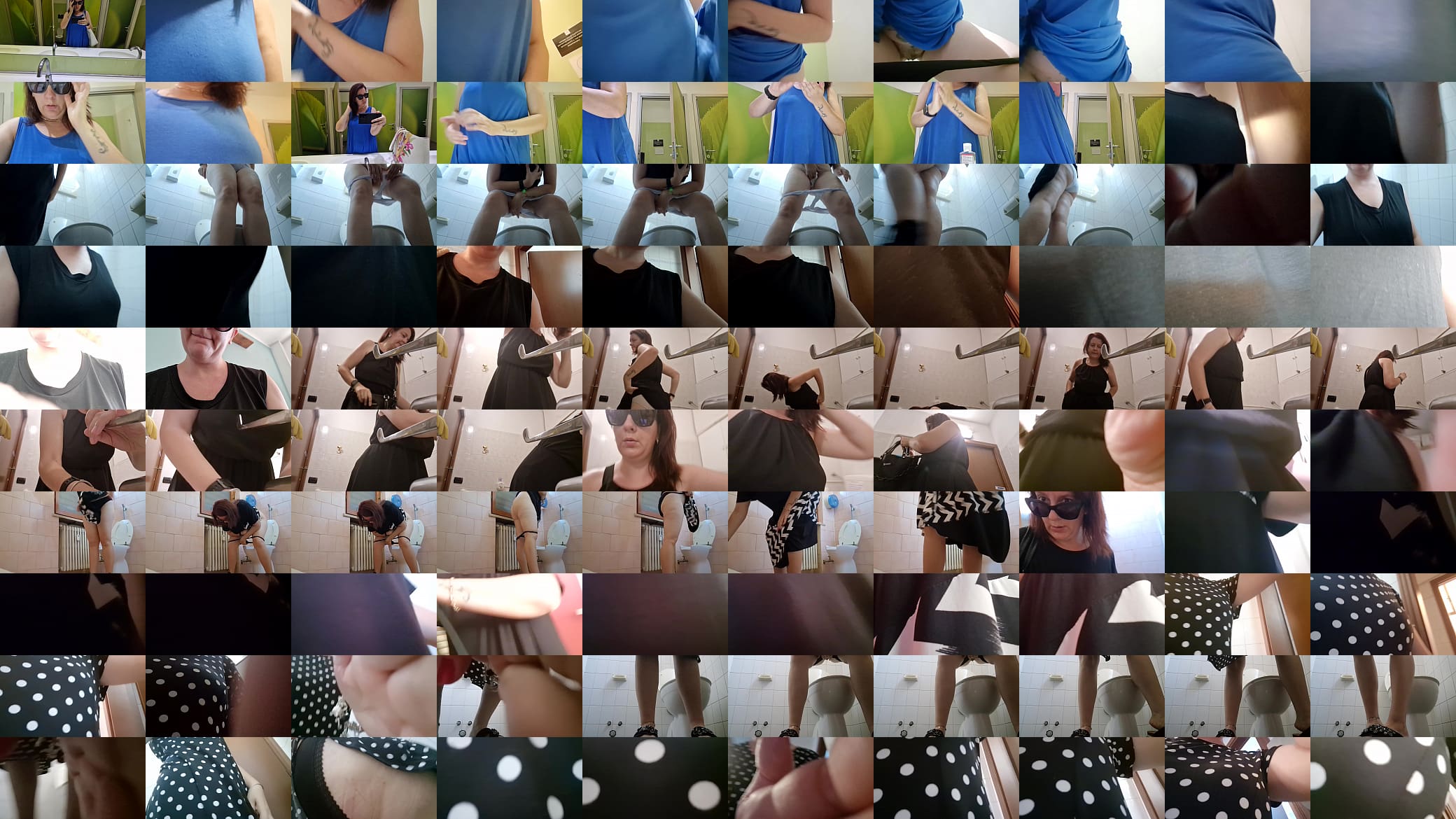 Collection of sexy pee in public toilet 预览图