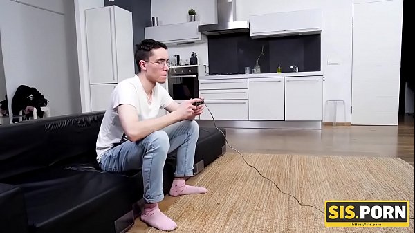 SIS.PORN. Sex with stepsister is much better for boy than a video game