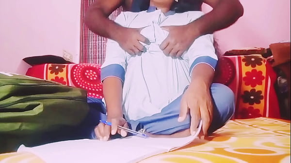 Download Video - Indian teen big boobs girl fucking neighbor uncle&period; Telugu dirty talks&period;