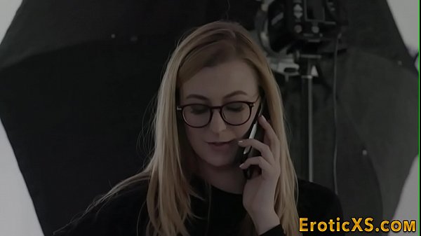 Blonde teen babe with small tits plowed