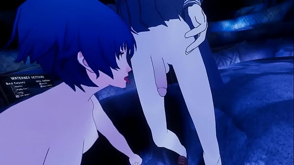VR Erotic Roleplay: Naoto & Cross-dressed V-Kun