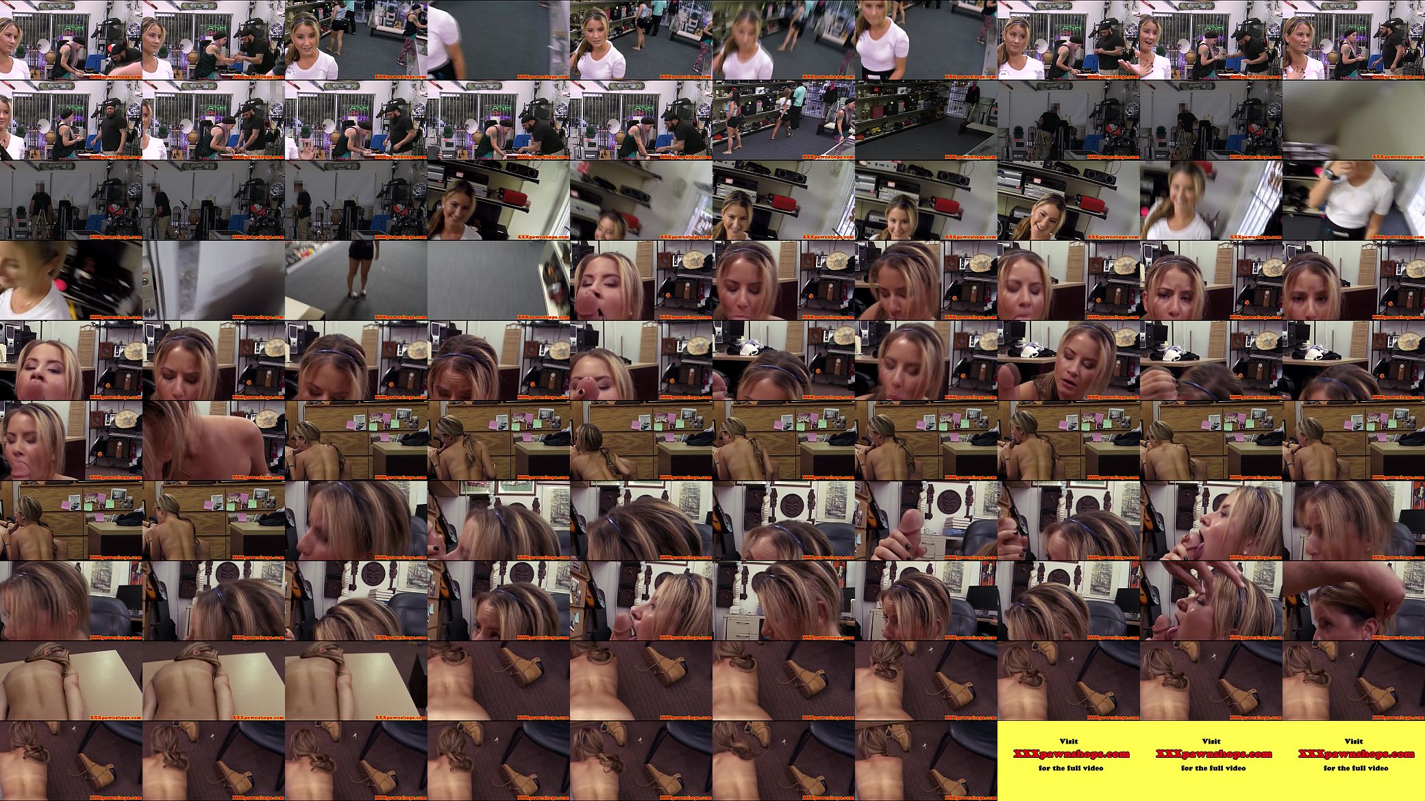 Real pawnshop amateur doggystyled after bj 预览图