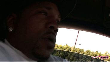 Black hunk picks up a tattooed bitch and smashes her hard in doggy style