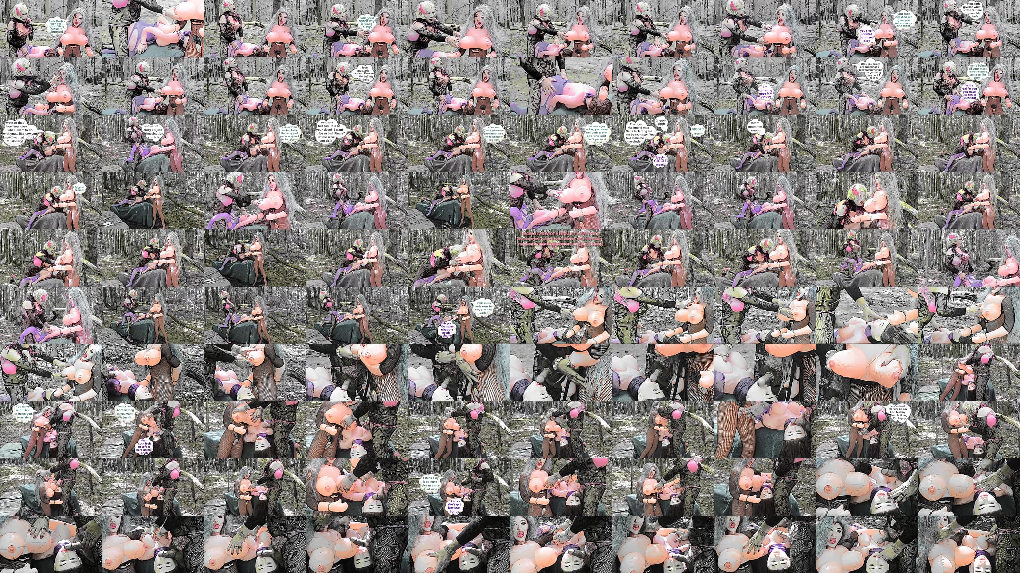 Sissy romances two blow up dolls all day part 8 cartoon slideshow 预览图