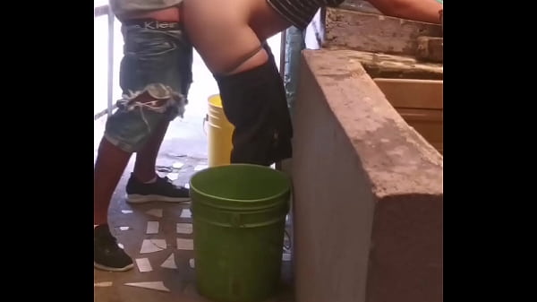 MY step COUSIN FUCKS MY ASS UNTIL HE LEAVES HIS CUM INSIDE WHEN I'M WASHING MY CLOTHES!!