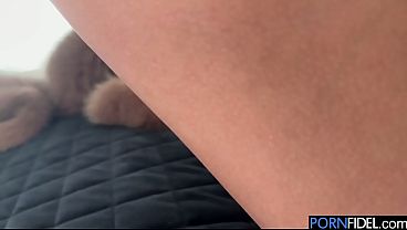 Girl with no gag reflex sloppy BJ and Hard Fuck (Anna Kolba)