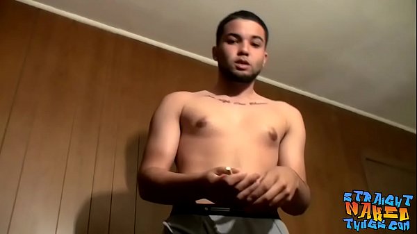 Download Video - Good looking jock with tattoos strokes rock solid cock