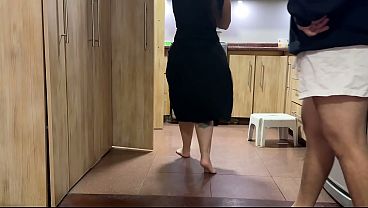 Big Ass Ebony House Wife Enjoyed good Orgasm with her stepbrother when husband isn't around