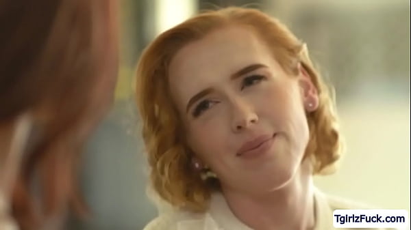 Sexy blonde transexuals sucking cocks and fucki...