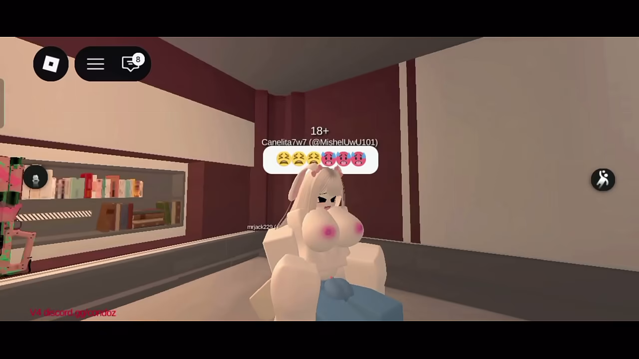 Conejita traviesa teniendo sexo con un seguidor &Ntilde_am &Ntilde_am zanahoria, Roblox