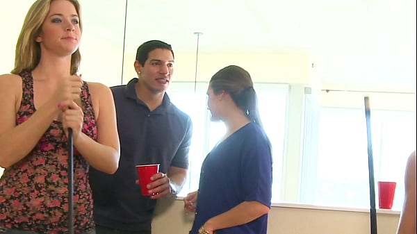 Red Haired Girl Gets Pussy Fucked In Doggy By Friends