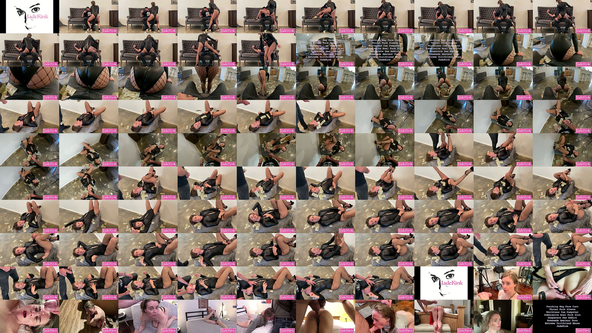 Kinky slave in leather fin dominated - Showered with money 预览图