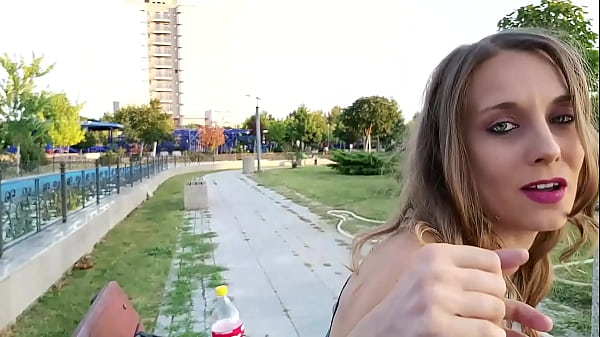 Picked up a slut in the park and skipped coffee for a sloppy blowjob and a hot fuck