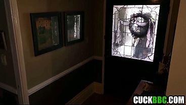 Cuckold Catches Wife Sucking A Monster Black Cock