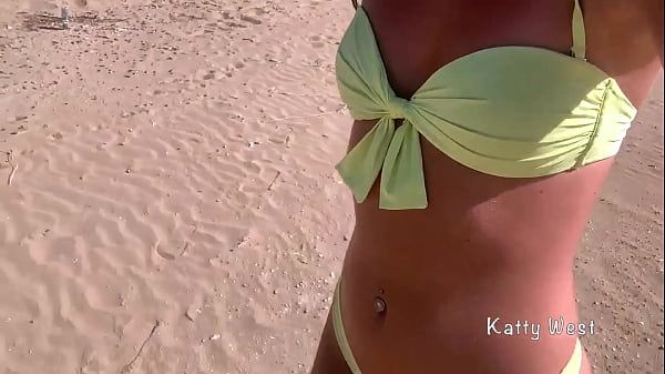 Teen Pisses Herself At The Beach And Lays Out In Soaked Panties