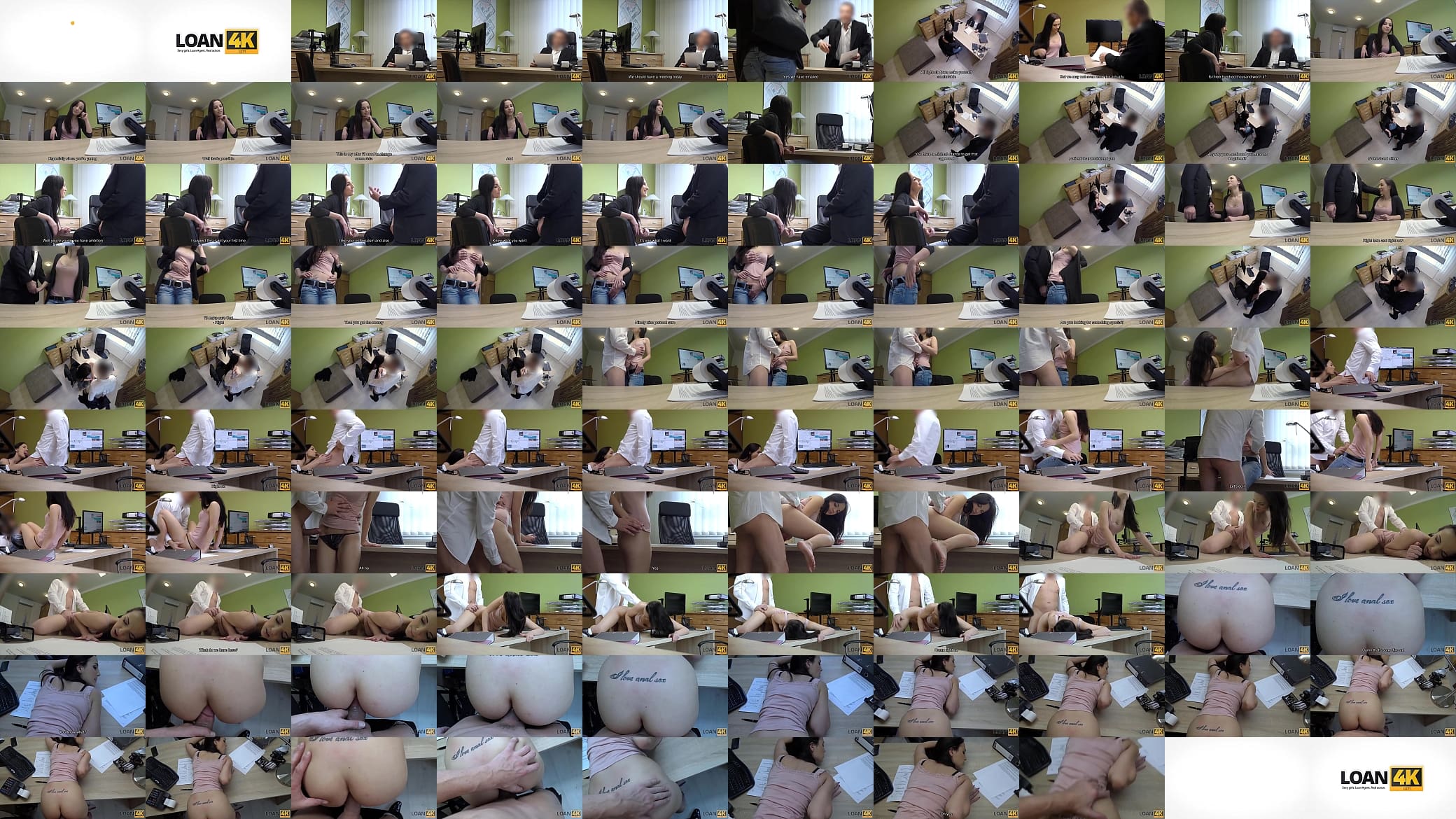 LOAN4K. Tight asshole and pierced pussy get drilled for huge loan 预览图